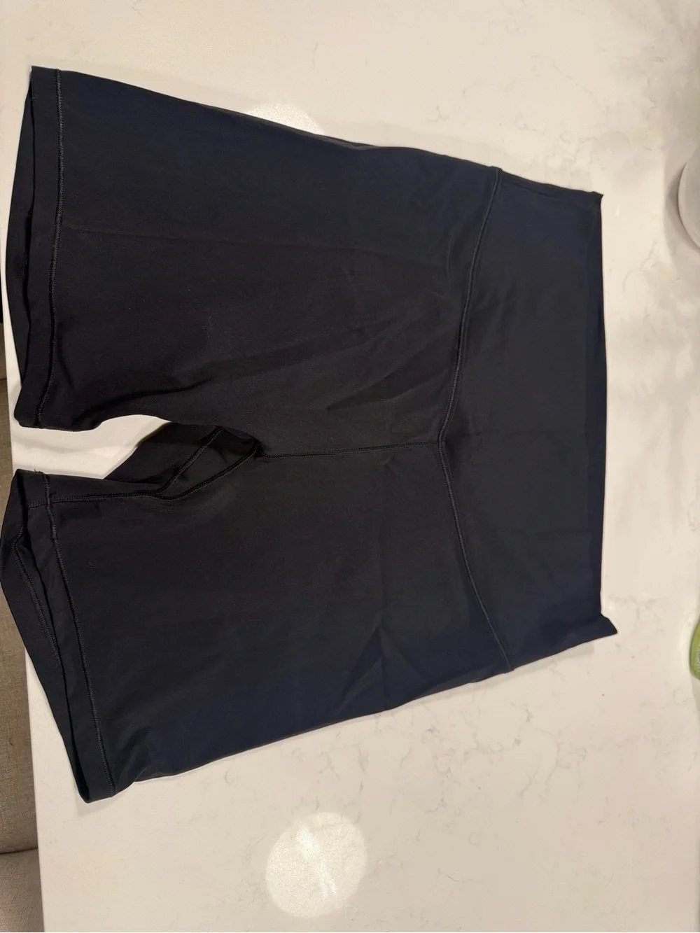Vuori Black High-Rise Athletic Bike Shorts